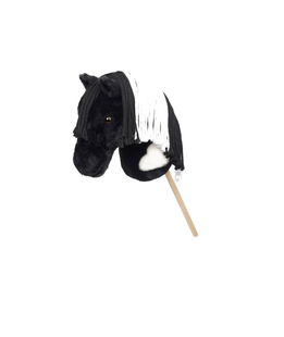 Cavallino giocattolo Hobby Horse Lemieux con testa peluche e bastone modello razzle