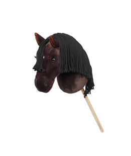 Cavallino giocattolo Hobby Horse Lemieux con testa peluche e bastone modello freya