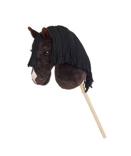 Cavallino giocattolo Hobby Horse Lemieux con testa peluche e bastone modello valegro
