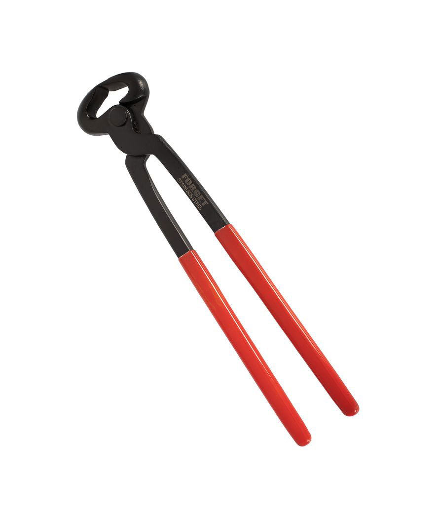 Tenaglia unghie Forget in inox black finish con manico in gomma