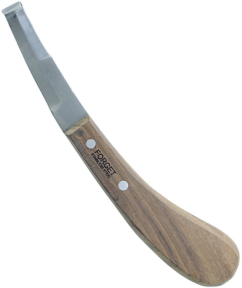 Raschietto a doppio taglio con manico in legno