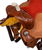 Sella western da barrel basket tooling red seat - foto 3