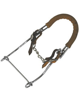 Hackamore cromato aste lunghe per cavalli