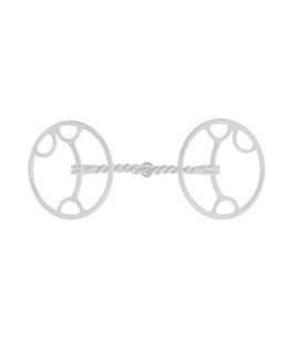 Filetto western gonzales con imboccatura a torciglione Metalab Silver