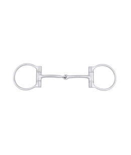 Filetto western D Metalab 8 mm con barre curve ed inserti in rame