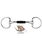 Filetto ad oliva flessibile con imboccatura curva spessore 14 mm