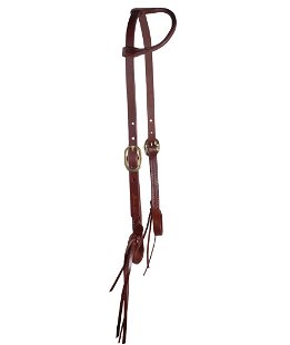 Testiera western Ranch Collection da 5/8 in cuoio harness con fibbie in acciaio