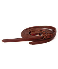Redini western a coda di papavero in cuoio oliato 5/8"