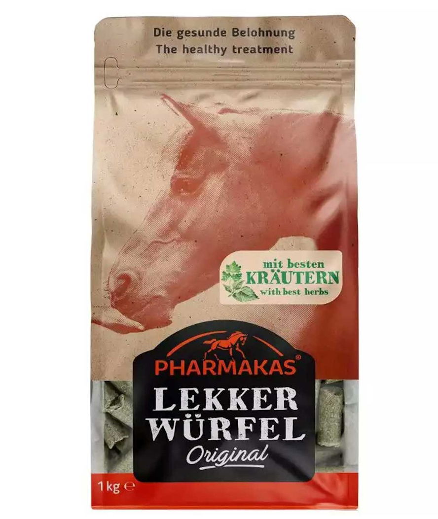 Snack per cavalli 100% naturali al gusto ERBE pharmakas lekkerwurfel herbs 1 kg