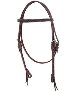 testiera cuoio frontalino diritto snake