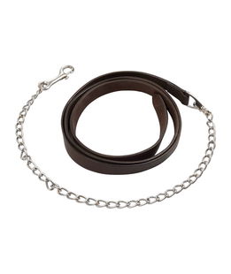 Lunghina in cuoio con catena pool's