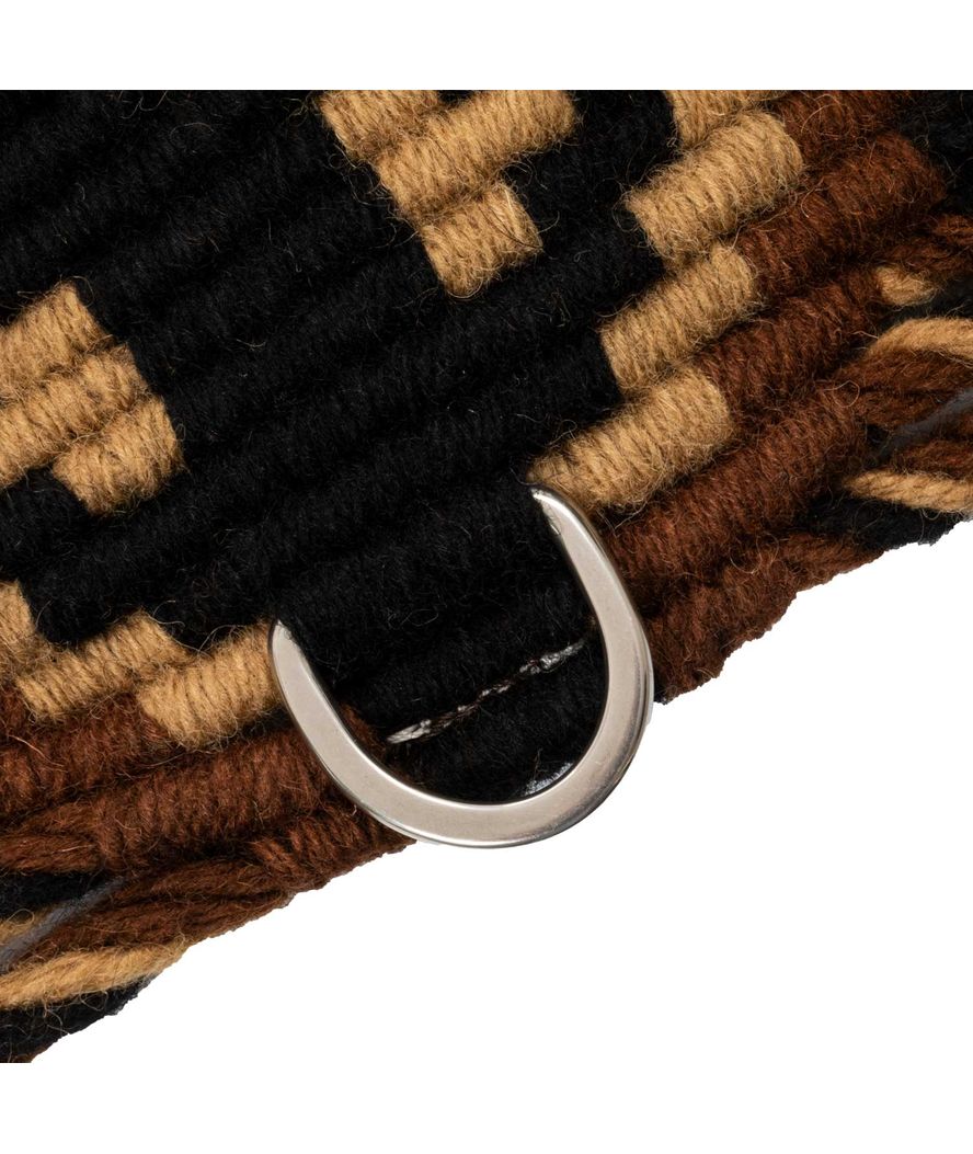 Sottopancia western a cordoncini in tessuto mohair con decorazione a rombi - foto 1