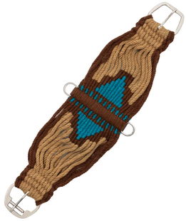 Sottopancia western a cordoncini in tessuto mohair con fibbie inox modello Aztec
