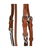 Bosal set in cuoio con mecate in cotone e decorazione di perline - foto 3