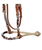 Bosal set in cuoio con mecate in cotone e decorazione di perline - foto 4