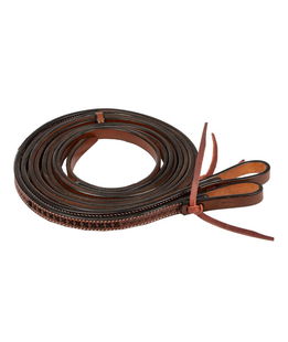 Redini western in cuoio con cucitura a contrasto modello x-stitch