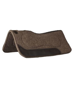 Sottosella western in feltro e  neoprene con rinforzi in pelle 31" x 32"