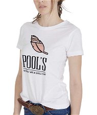 T-shirt per donna a mezza manica in cotone slim fit