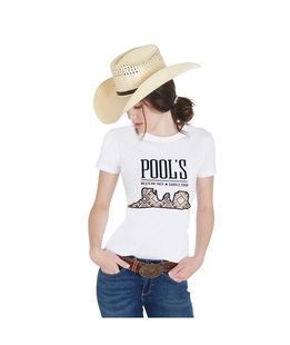 T-shirt donna slim fit con stampa Monument Valley fresca e traspirante