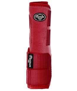 Stinchiere western per cavalli posteriori in neoprene con chiusure a strappo