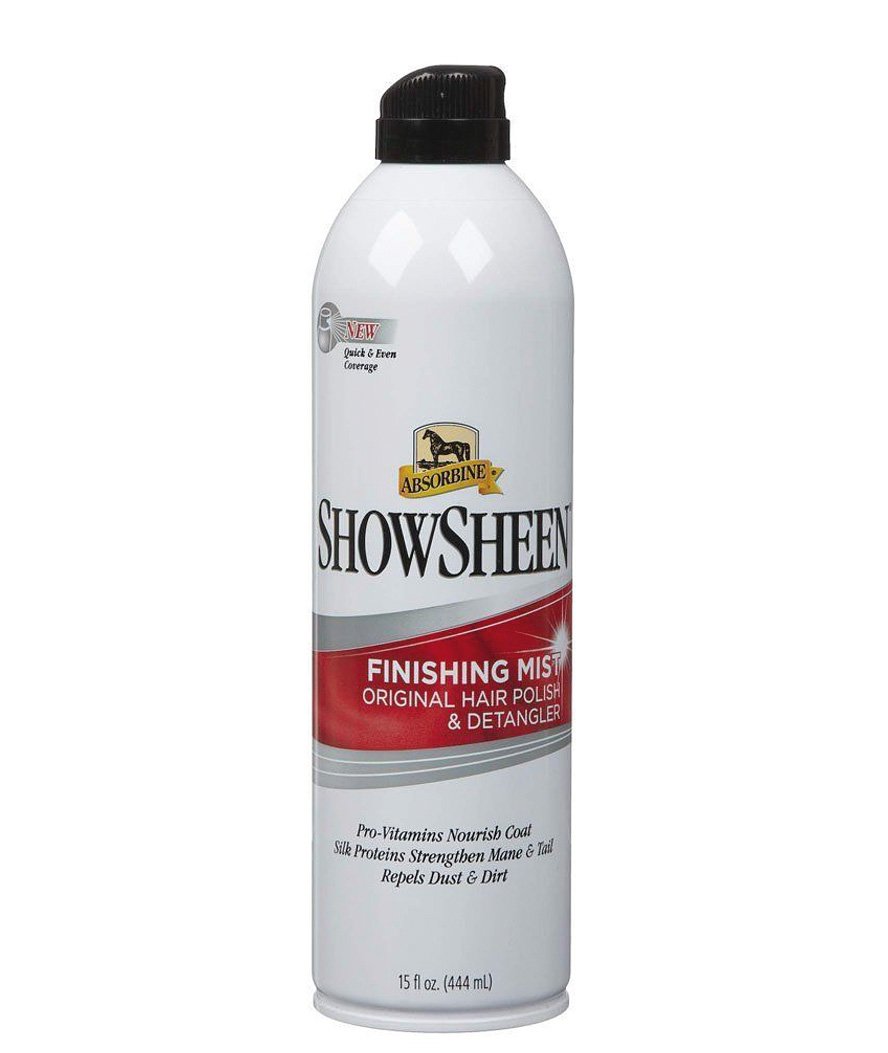 Lucidante e sgrovigliante per cavalli Show Sheen Finishing Mist Absorbine 444 ml