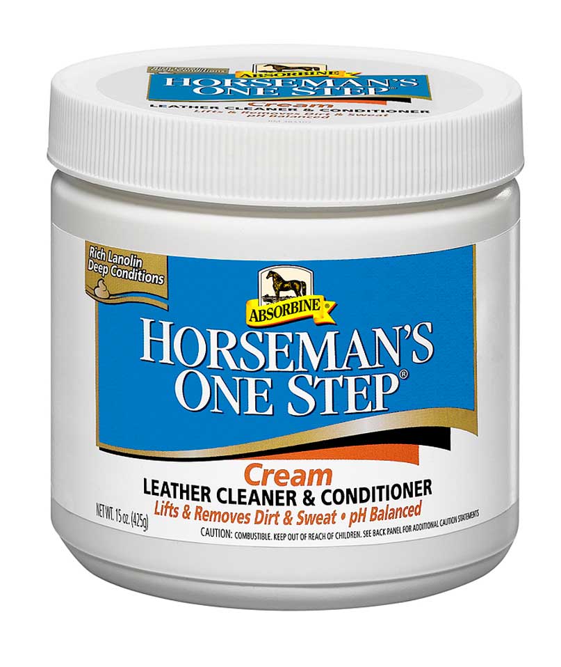 Horseman's Onestep Creme Absorbine crema per la pulizia e la cura dei prodotti in cuoio e in pelle 425g