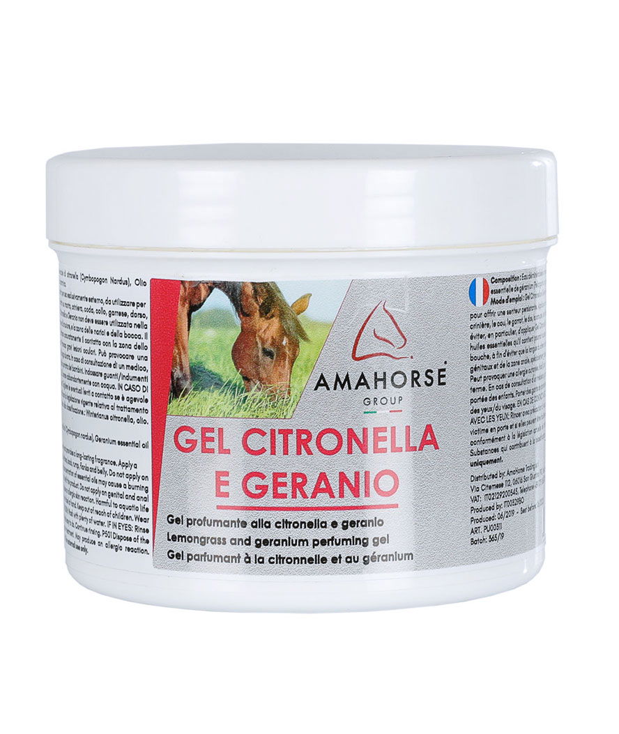 Gel profumato citronella e geraneo allontana gli insetti volanti 500 ml