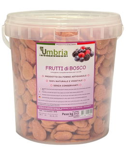 Biscotti per cavalli al gusto frutti di bosco 3 kg