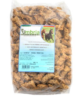 Biscotti per cavalli Le Bontà al gusto erba medica 1 kg
