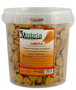 Biscotti per cavalli al gusto carota 3 kg