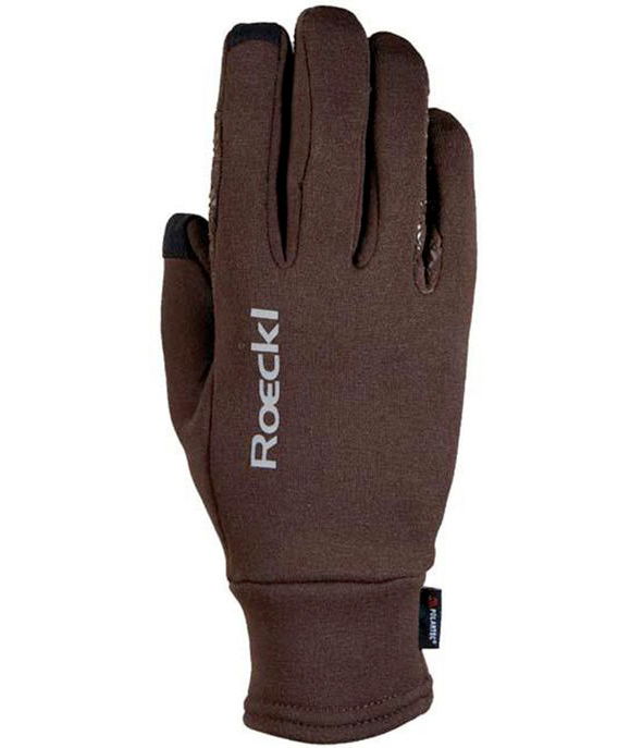 Guanti da equitazione Roeckl invernali modello Weldon compatibile con touchscreen e grip antiscivolo - foto 4