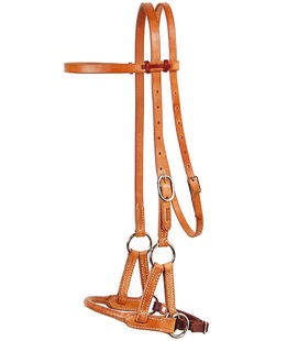 Side Pull cuoio harness senza morso
