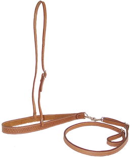 set Tie down Nose band cuoio