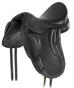 Sella Dressage Lusiana cuoio doppiato francese