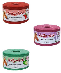 Sale per cavalli ai gusti mela, rosa canina e lavanda Lolly lick 750 g