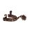 Speroni western in ferro brunito modello Chain Horn