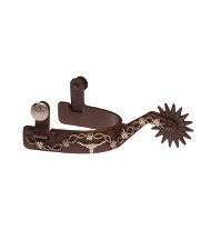 Speroni western in ferro brunito modello Chain/Horn