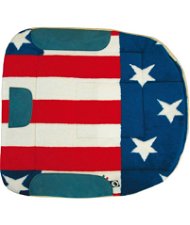 Sottosella barrel bandiera USA pile lana