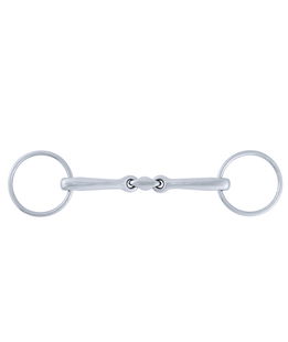 Filetto ad anelli con olivetta centrale 12 mm anello 55 mm