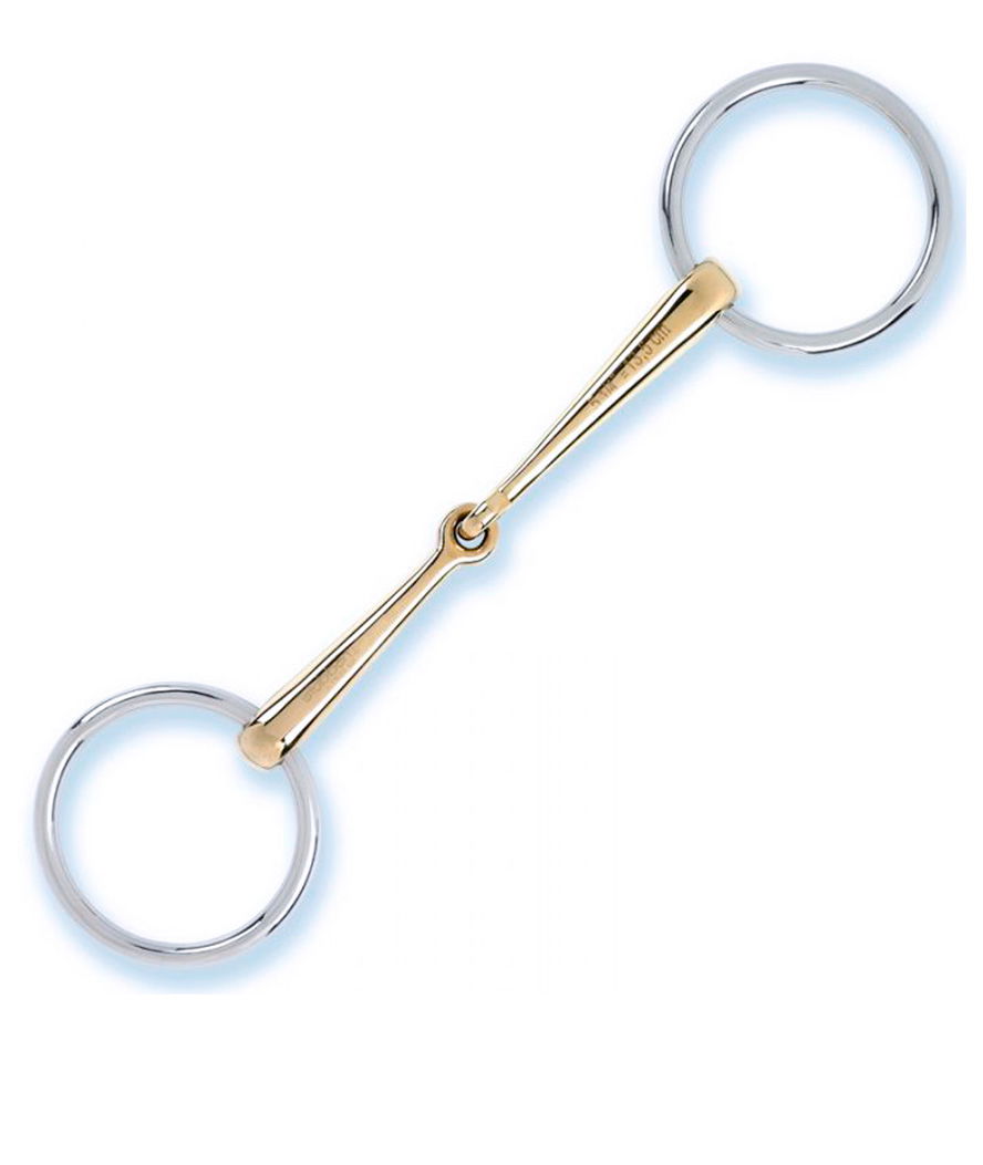 Filetto snodato ad anelli con  12 mm anello 55 mm