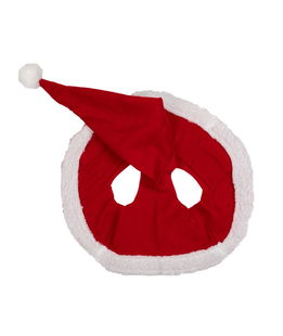 Cuffietta a forma di cappello di Babbo Natale per cavalli