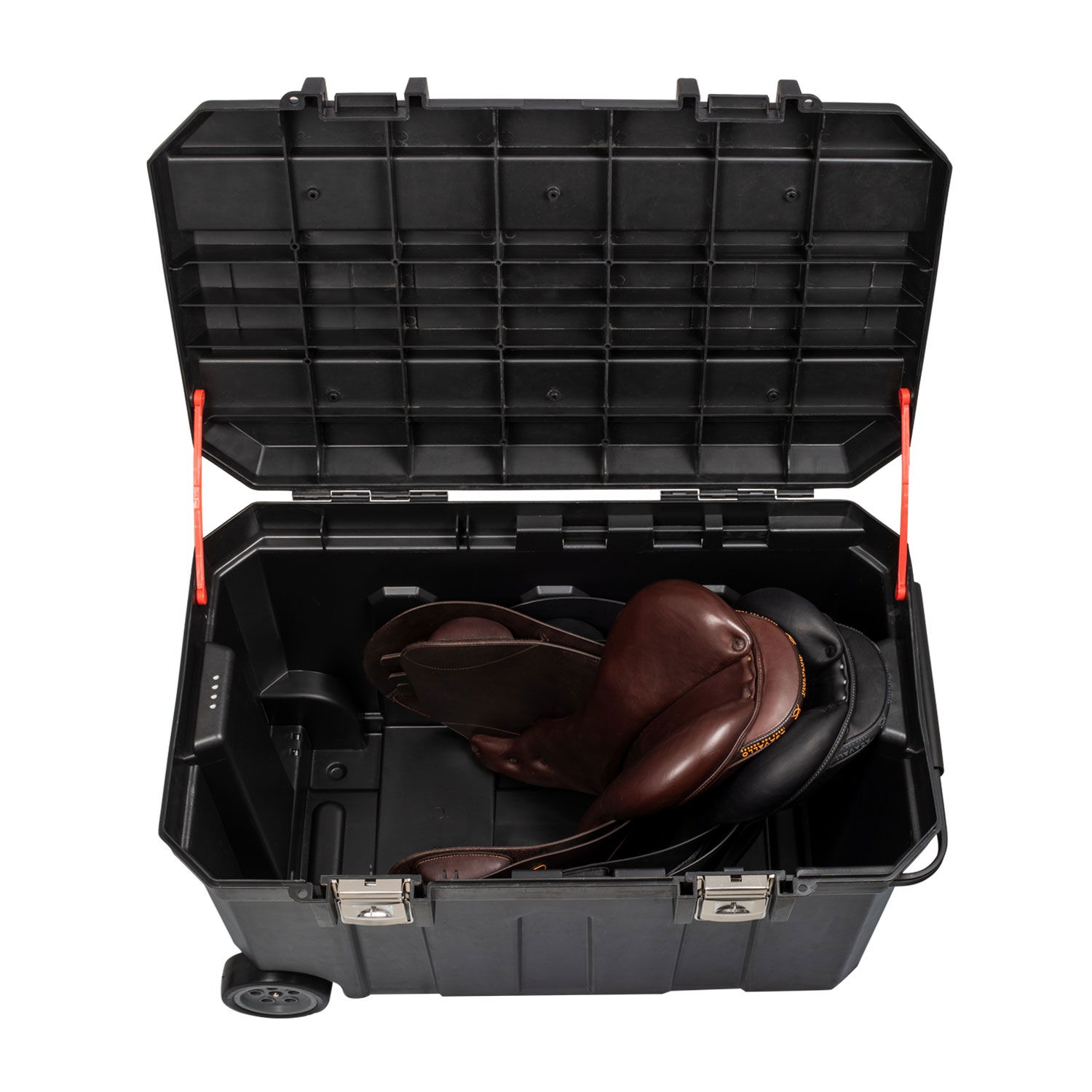 Baule trolley con ruote doppia chiusura e maniglione telescopico 962 x 578 x 585 cm - foto 4