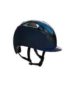 Casco equitazione Suomy apex wood blu navy glossy