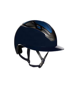 Casco equitazione Suomy apex wood lady blu navy glossy