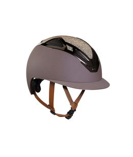 Casco equitazione Suomy apex swarovski brown