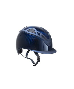 Casco equitazione Suomy apex full carbon blu glossy