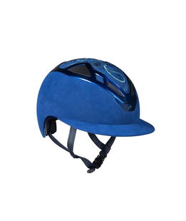 Casco equitazione Suomy apex damask total blu lady