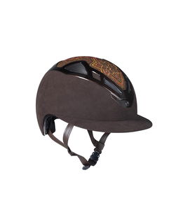 Casco equitazione Suomy apex damask brown lady