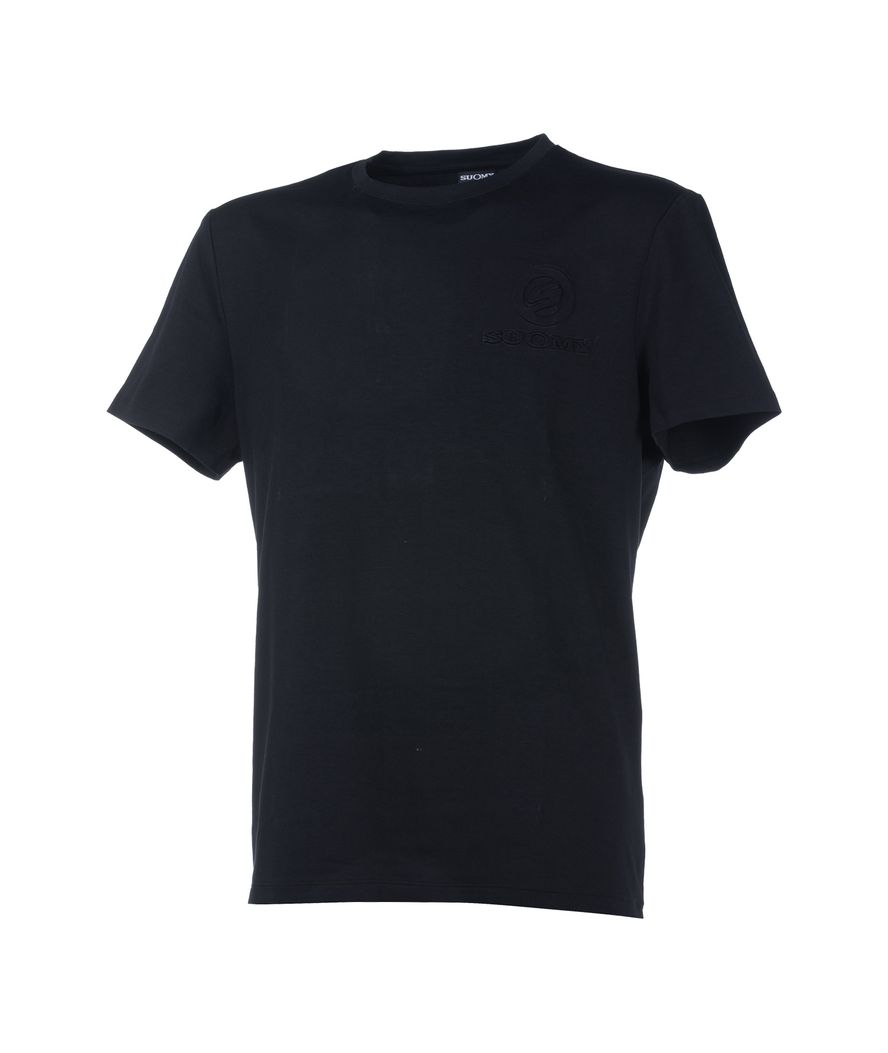 T-shirt da uomo nera Suomy