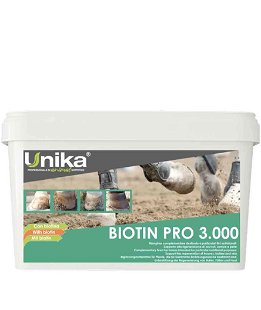 Biotin Pro 3.000 mangime complementare per cavalli destinato a particolari fini nutrizionali utilizzato per apportare importanti quantità di biotina nella dieta del cavallo 1kg